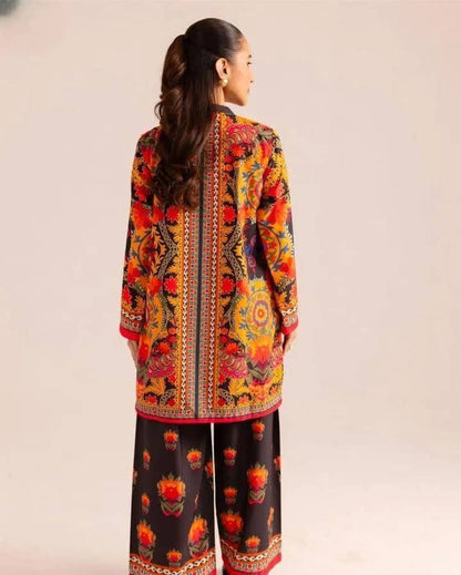 2-Piece Women's Stitched Heavy Swiss Lawn Printed Suit – Elegant & Comfortable