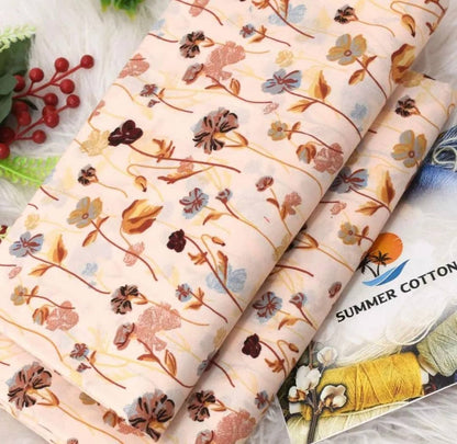 2-Piece Women's Unstitched Printed Suit – Stylish & Comfortable