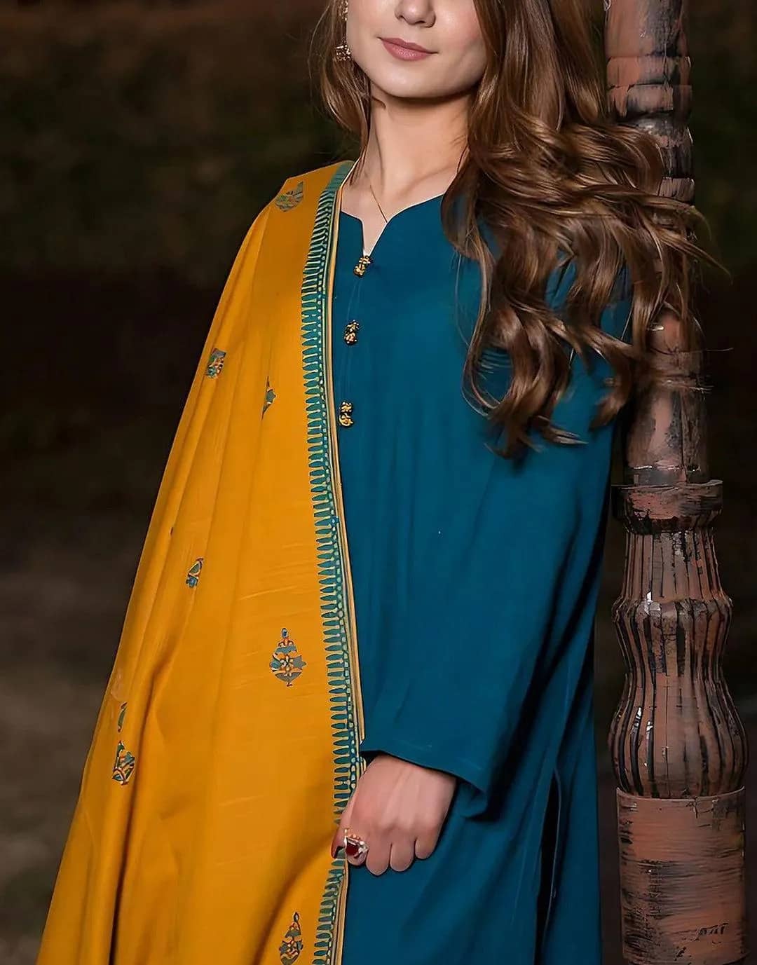 3-Piece Women's Unstitched Embroidered Suit – Elegant & Stylish