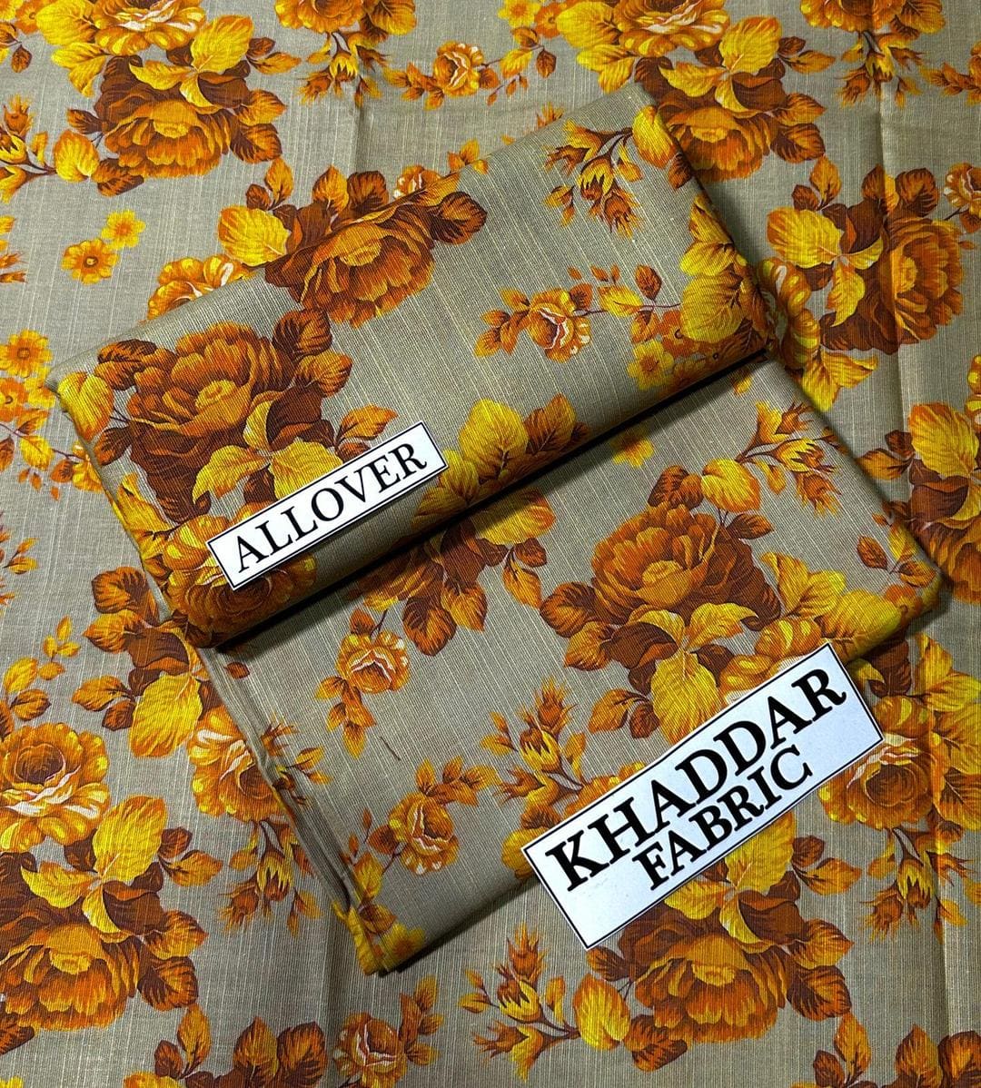 2-Piece Women's Unstitched Khaddar Digital Print Suit – Stylish & Comfortable