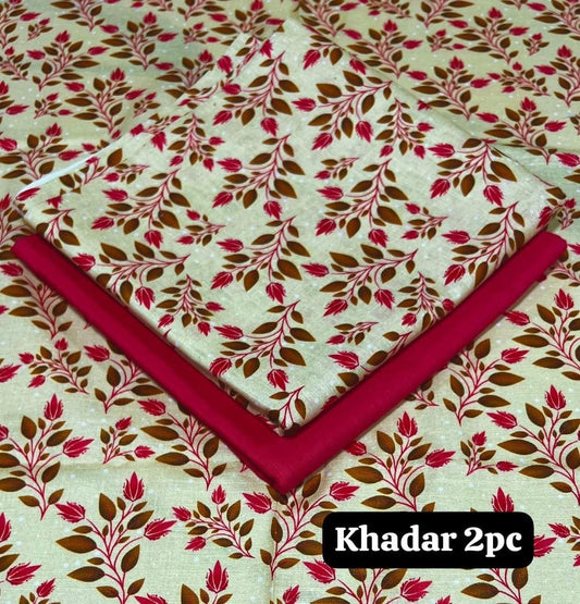 2-Piece Women's Unstitched Digital Print Suit – Stylish & Comfortable